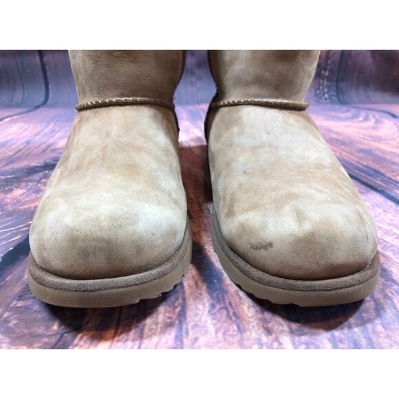 UGG Classic Short Chestnut Brown Boots 1019646K Big Kids Girls 6/38 (t7j) - Picture 8 of 10